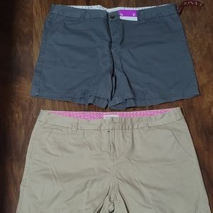 Lot of 2 Merona Women's Shorts
